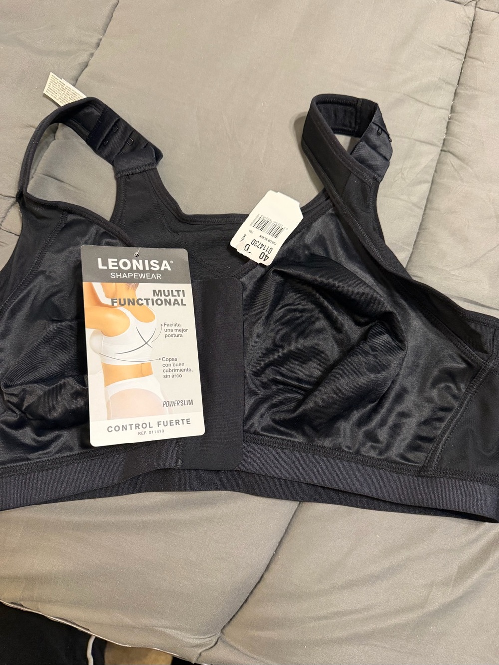 Leonisa Women's Black Multi-Functional Shapewear Bra